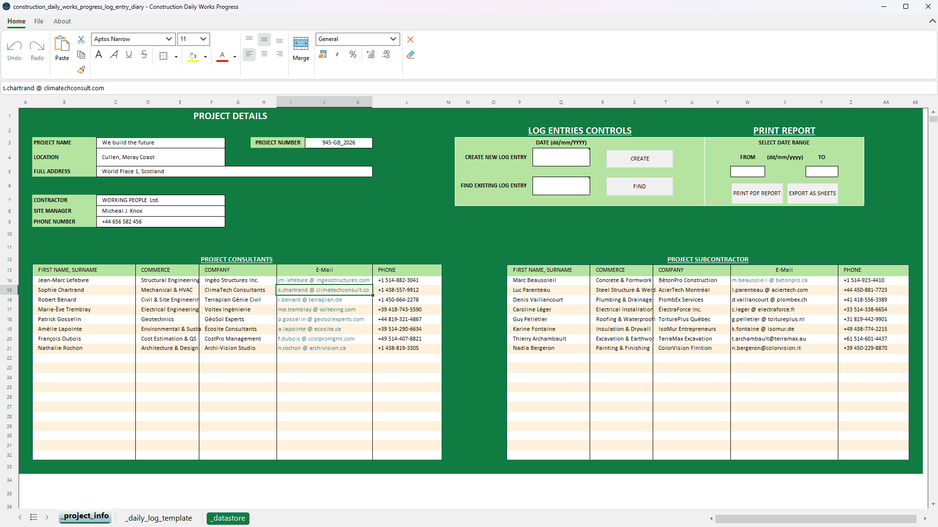 Die konvertierte Arbeitsmappe wird als eigenständige Anwendung geöffnet: kein Excel, keine Warnmeldungen, keine Abhängigkeiten.